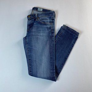 Adriano Goldschmied, blue The Stilt Cigarette Leg skinny jeans, size 2/26